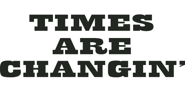 TIMES ARE CHANGIN'のロゴ