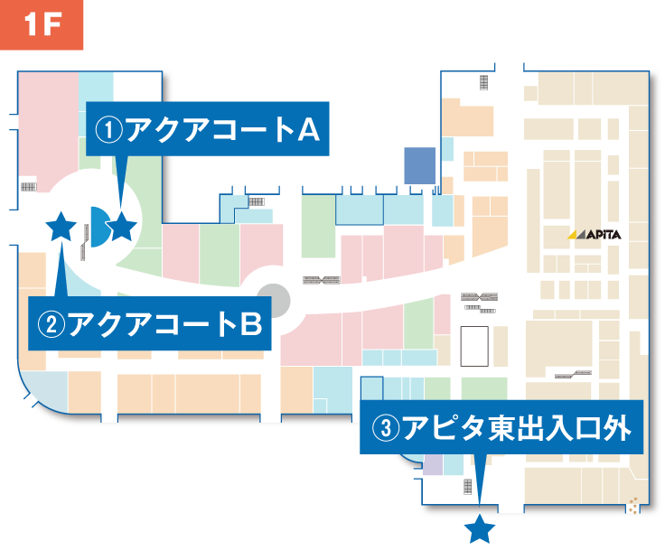 1Fの地図