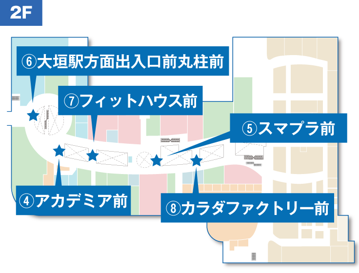 2Fの地図