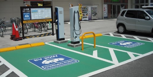 電気自動車充電機のイメージ