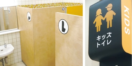 乳幼児向けトイレのイメージ