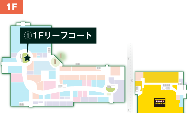 1Fの地図
