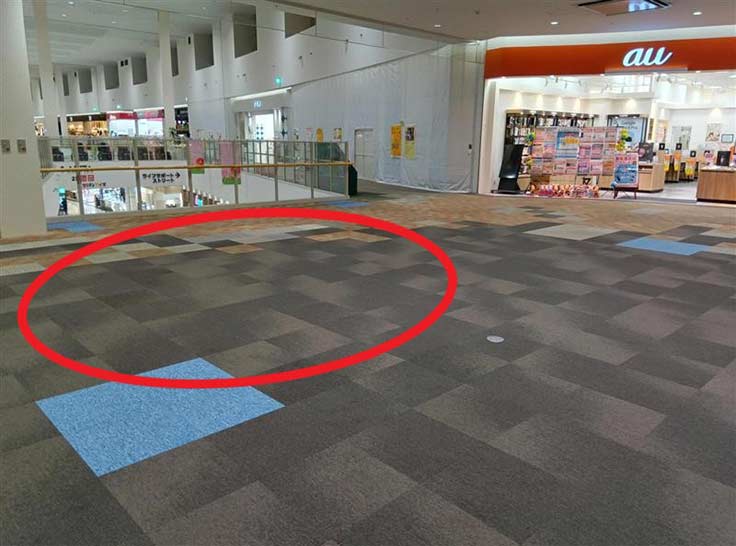 auショップ前（どちらか一箇所）のイメージ